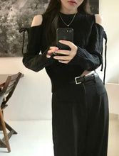 Load image into Gallery viewer, Sexy Ribbon Knit Top
