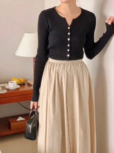 Load image into Gallery viewer, Casual Button V Top