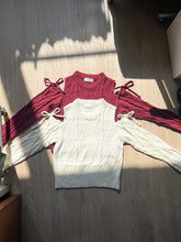 Load image into Gallery viewer, Sexy Ribbon Knit Top