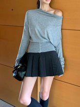 Load image into Gallery viewer, Elegant Shoulder Knit Top