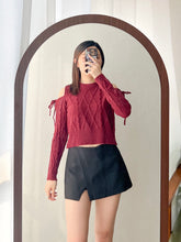 Load image into Gallery viewer, Sexy Ribbon Knit Top