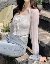 Load image into Gallery viewer, Daisy Ribbon Cardigan Top