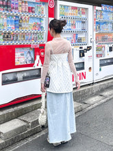 將圖片載入圖庫檢視器 Denim Cotton Maxi Skirt
