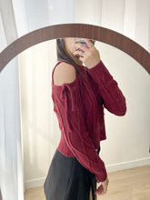 Load image into Gallery viewer, Sexy Ribbon Knit Top