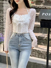 Load image into Gallery viewer, Daisy Ribbon Cardigan Top