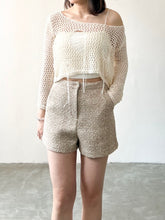 Load image into Gallery viewer, Ripped Mesh Knit Top