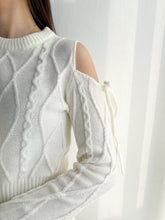 Load image into Gallery viewer, Sexy Ribbon Knit Top