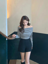 Load image into Gallery viewer, Winter Cross Shoulder Top