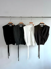 Load image into Gallery viewer, Choker Vest Cardigan