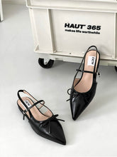 將圖片載入圖庫檢視器 Ribbon Slingback Flats