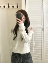 Load image into Gallery viewer, Sexy Ribbon Knit Top
