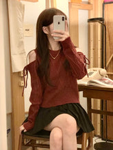 Load image into Gallery viewer, Sexy Ribbon Knit Top