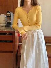 Load image into Gallery viewer, Casual Button V Top