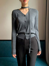 Load image into Gallery viewer, Choker Cardigan
