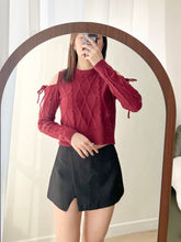 Load image into Gallery viewer, Sexy Ribbon Knit Top