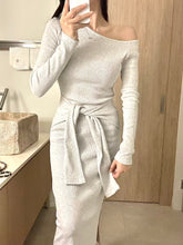 將圖片載入圖庫檢視器 Knotted Shoulder Dress