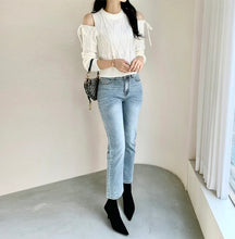 Load image into Gallery viewer, Sexy Ribbon Knit Top