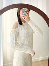 Load image into Gallery viewer, Sexy Ribbon Knit Top