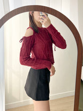 Load image into Gallery viewer, Sexy Ribbon Knit Top
