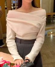 Load image into Gallery viewer, Winter Cross Shoulder Top