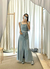 將圖片載入圖庫檢視器 Denim Cotton Maxi Skirt