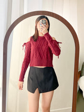 Load image into Gallery viewer, Sexy Ribbon Knit Top