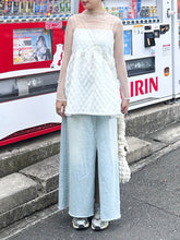 將圖片載入圖庫檢視器 Denim Cotton Maxi Skirt