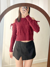 Load image into Gallery viewer, Sexy Ribbon Knit Top