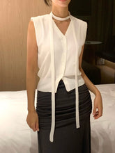 Load image into Gallery viewer, Choker Vest Cardigan