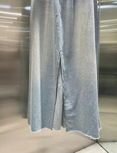 將圖片載入圖庫檢視器 Denim Cotton Maxi Skirt