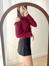 Load image into Gallery viewer, Sexy Ribbon Knit Top