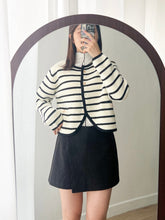 Load image into Gallery viewer, Striped Button Up Cardigan