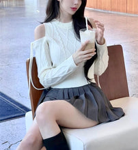 Load image into Gallery viewer, Sexy Ribbon Knit Top