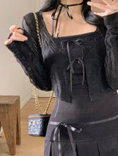 Load image into Gallery viewer, Daisy Ribbon Cardigan Top