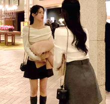 Load image into Gallery viewer, Winter Cross Shoulder Top