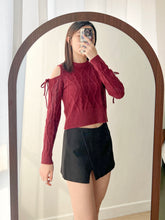 Load image into Gallery viewer, Sexy Ribbon Knit Top