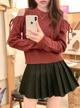 Load image into Gallery viewer, Sexy Ribbon Knit Top