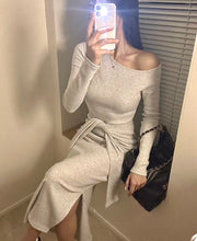將圖片載入圖庫檢視器 Knotted Shoulder Dress