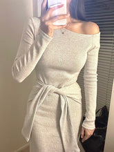 將圖片載入圖庫檢視器 Knotted Shoulder Dress