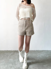 Load image into Gallery viewer, Ripped Mesh Knit Top