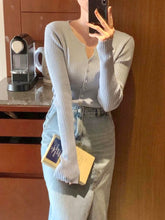 Load image into Gallery viewer, Casual Button V Top