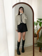 Load image into Gallery viewer, Striped Button Up Cardigan