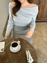 Load image into Gallery viewer, Winter Cross Shoulder Top