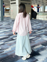 將圖片載入圖庫檢視器 Denim Cotton Maxi Skirt