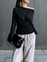 Load image into Gallery viewer, Elegant Shoulder Knit Top