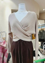 Load image into Gallery viewer, V-neck Cross Knit Top