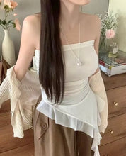 Load image into Gallery viewer, Ruffle Tube Top