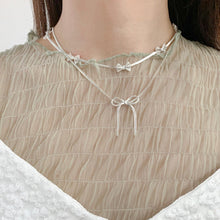 Load image into Gallery viewer, Mini Ribbon Necklace