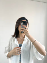 Load image into Gallery viewer, Heart Chain Dot Necklace