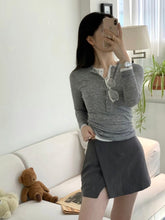 將圖片載入圖庫檢視器 Basic Slit Skort
